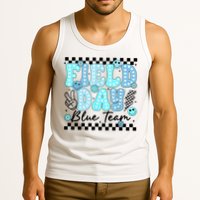 Field Day Blue Team Color Field Trip Team Game Competition Tank Top