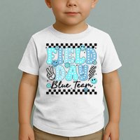 Field Day Blue Team Color Field Trip Team Game Competition Toddler T-Shirt