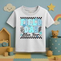 Field Day Blue Team Color Field Trip Team Game Competition Toddler T-Shirt