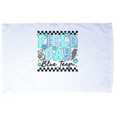 Field Day Blue Team Color Field Trip Team Game Competition Microfiber Hand Towel