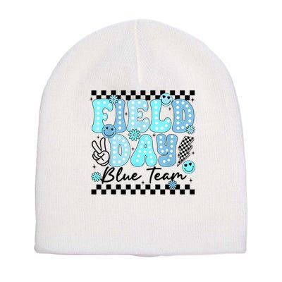Field Day Blue Team Color Field Trip Team Game Competition Short Acrylic Beanie