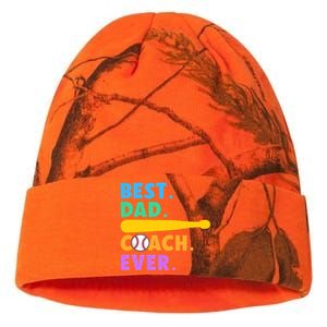 FATHER'S DAY BASEBALL FATHER BEST DAD COACH EVER BASEBALL Kati Licensed 12" Camo Beanie