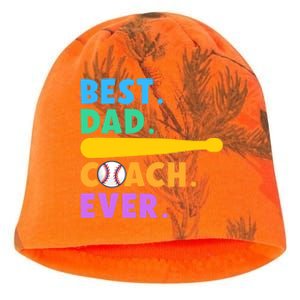 FATHER'S DAY BASEBALL FATHER BEST DAD COACH EVER BASEBALL Kati - Camo Knit Beanie