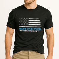 Father's day Best dad ever with US american flag Performance Shirt