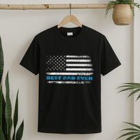 Father's day Best dad ever with US american flag T-Shirt