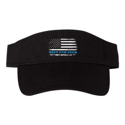 Father's day Best dad ever with US american flag Visor