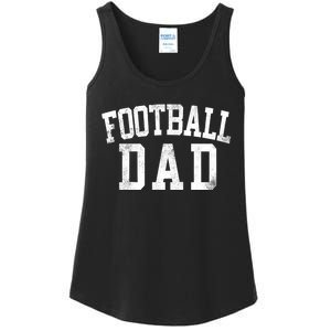 Football Dad Birthday Classic Bold Font Football Daddy Raglan Baseball Ladies Essential Tank