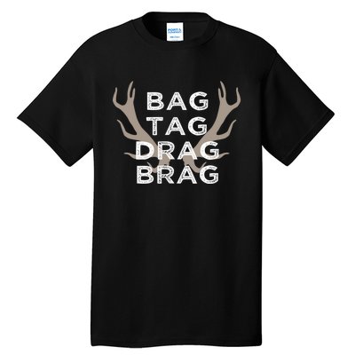 Funny Deer Bow Hunter Gift Tall T-Shirt