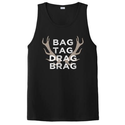 Funny Deer Bow Hunter Gift PosiCharge Competitor Tank