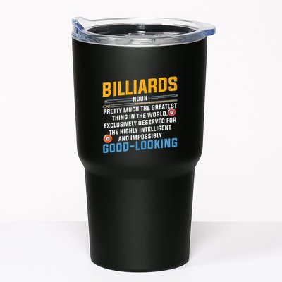 Father's Day Billiards Noun Good Looking Pool Player Gift For Dad Tumbler