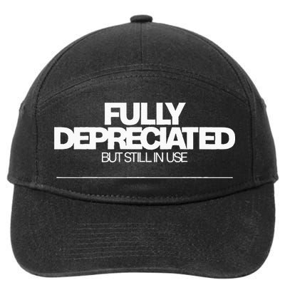 Fully Depreciated But Still In Use 7-Panel Snapback Hat