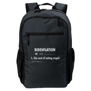 Funny Definition Bidenflation The Cost Of Voting Stupid Daily Commute Backpack