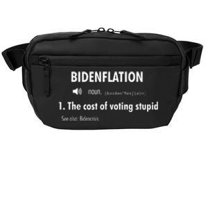 Funny Definition Bidenflation The Cost Of Voting Stupid Crossbody Pack