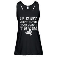 Funny Dirt Bike Riding Mx Motocross Rider Supercross Ladies Essential Flowy Tank