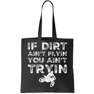 Funny Dirt Bike Riding Mx Motocross Rider Supercross Tote Bag