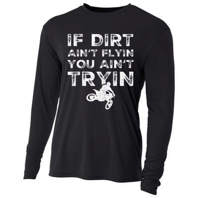 Funny Dirt Bike Riding Mx Motocross Rider Supercross Cooling Performance Long Sleeve Crew