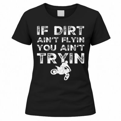 Funny Dirt Bike Riding Mx Motocross Rider Supercross Women's T-Shirt