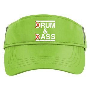 Funny Drum & Bass / Rum & Ass Lovers Adult Drive Performance Visor