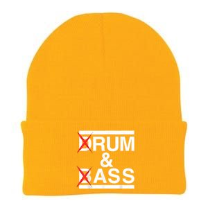 Funny Drum & Bass / Rum & Ass Lovers Knit Cap Winter Beanie