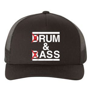 Funny Drum & Bass / Rum & Ass Lovers Yupoong Adult 5-Panel Trucker Hat