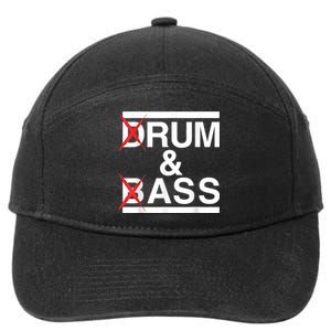 Funny Drum & Bass / Rum & Ass Lovers 7-Panel Snapback Hat