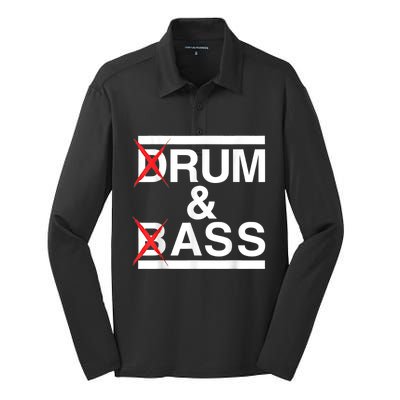 Funny Drum & Bass / Rum & Ass Lovers Silk Touch Performance Long Sleeve Polo