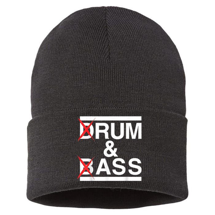 Funny Drum & Bass / Rum & Ass Lovers Sustainable Knit Beanie