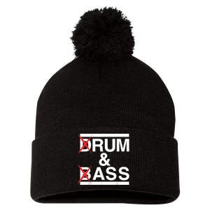 Funny Drum & Bass / Rum & Ass Lovers Pom Pom 12in Knit Beanie