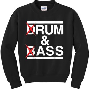 Funny Drum & Bass / Rum & Ass Lovers Kids Sweatshirt