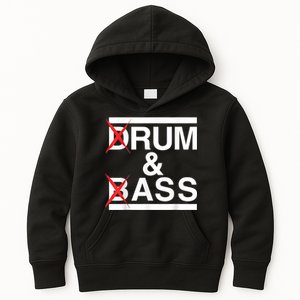 Funny Drum & Bass / Rum & Ass Lovers Kids Hoodie