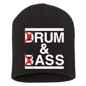 Funny Drum & Bass / Rum & Ass Lovers Short Acrylic Beanie