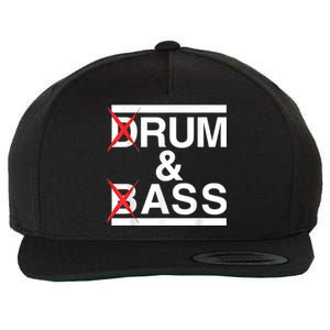 Funny Drum & Bass / Rum & Ass Lovers Wool Snapback Cap