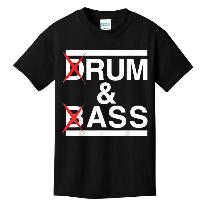 Funny Drum & Bass / Rum & Ass Lovers Kids T-Shirt