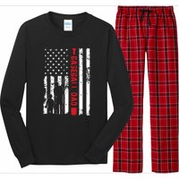 Fathers Day Baseball Dad Gifts Dad Men Baseball Gift Long Sleeve Pajama Set