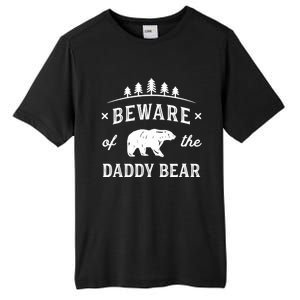 Fathers Day / Beware Daddy Bear Trees / Protective Dads Tall Fusion ChromaSoft Performance T-Shirt