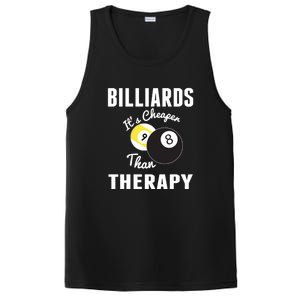 Father's Day BILLIARDS Its Cheaper Than Therapy Pool Player Gift For Dad PosiCharge Competitor Tank