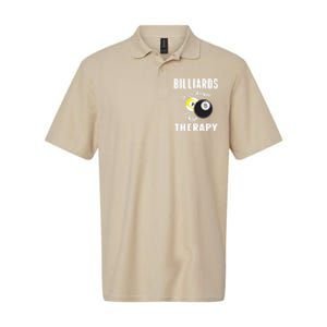 Father's Day BILLIARDS Its Cheaper Than Therapy Pool Player Gift For Dad Softstyle Adult Sport Polo