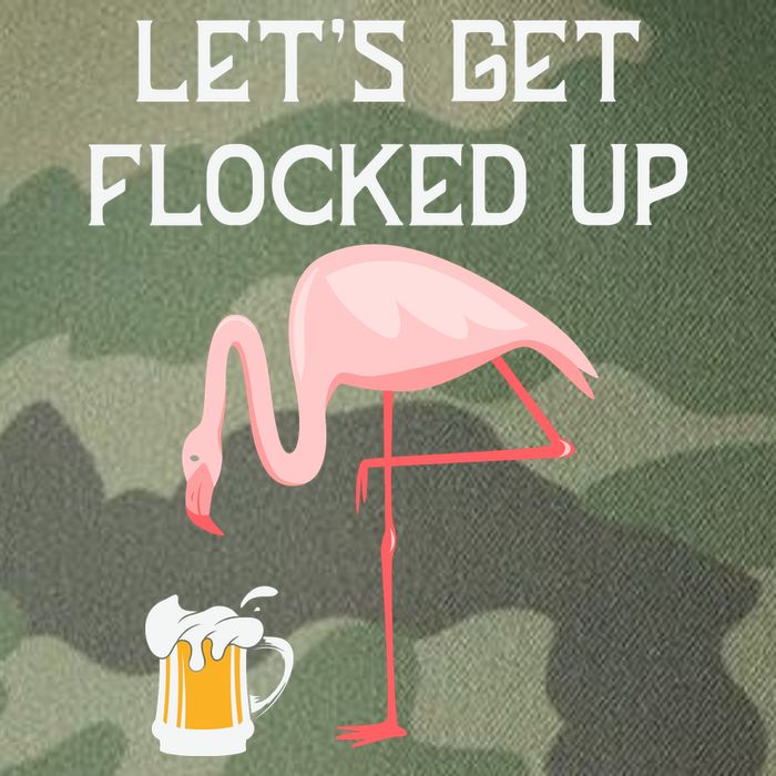 Flamingo Drinking Beer Funny Flamingo Legacy Tie Dye Trucker Hat