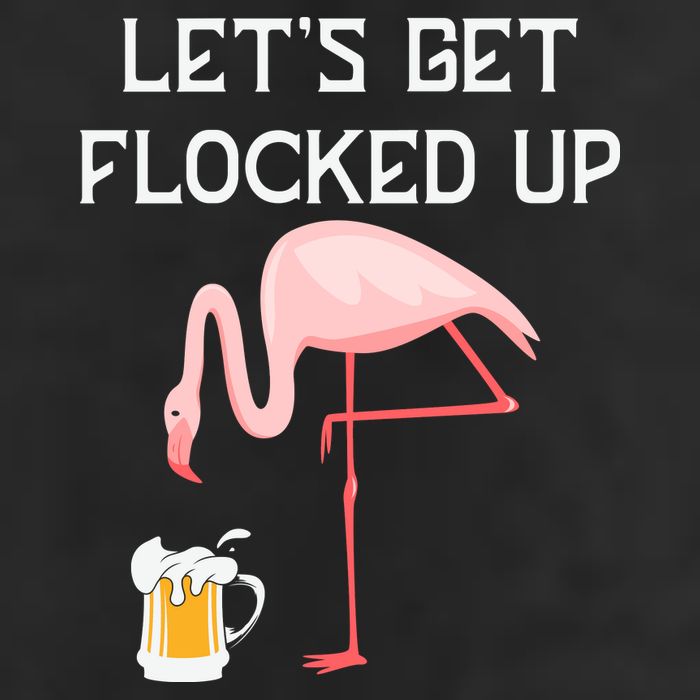 Flamingo Drinking Beer Funny Flamingo Cool Comfort Performance Bucket Hat