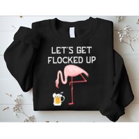Flamingo Drinking Beer Funny Flamingo Sweatshirt