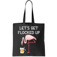 Flamingo Drinking Beer Funny Flamingo Bag