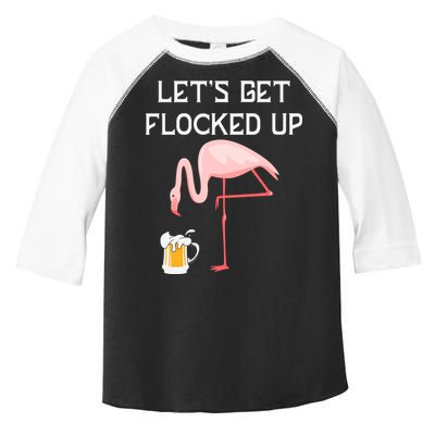 Flamingo Drinking Beer Funny Flamingo Toddler Fine Jersey T-Shirt