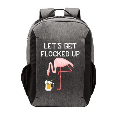 Flamingo Drinking Beer Funny Flamingo Vector Backpack