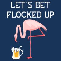 Flamingo Drinking Beer Funny Flamingo Infant Baby Jersey Bodysuit