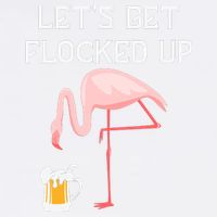 Flamingo Drinking Beer Funny Flamingo Garment-Dyed Sweatshirt