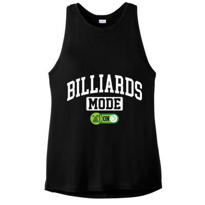 Father's Day Billiards Mode On Funny Billiard Pool Player Gift For Dad Ladies PosiCharge Tri-Blend Wicking Tank