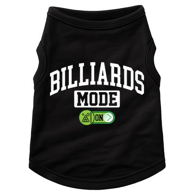 Father's Day Billiards Mode On Funny Billiard Pool Player Gift For Dad Doggie Tank