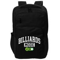 Father's Day Billiards Mode On Funny Billiard Pool Player Gift For Dad Impact Tech Backpack