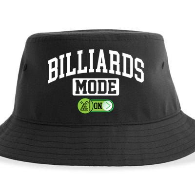 Father's Day Billiards Mode On Funny Billiard Pool Player Gift For Dad Sustainable Bucket Hat