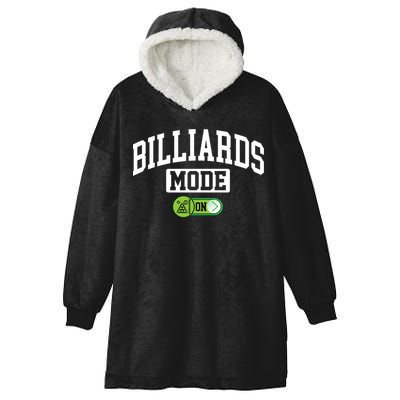 Father's Day Billiards Mode On Funny Billiard Pool Player Gift For Dad Hooded Wearable Blanket